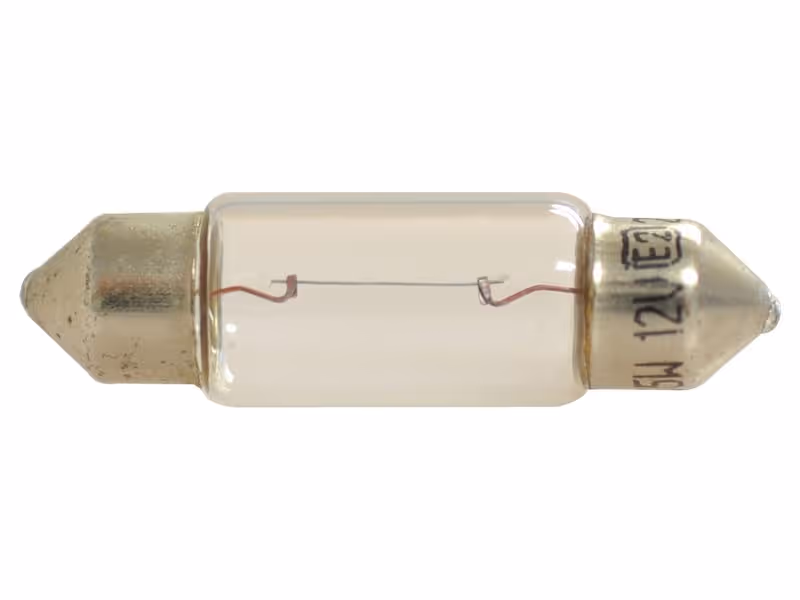 Ampoule (Filament) C5W, 12V, 5W, SV8.5 (Clamshell 2 pièces) - ref LLB239PX2
