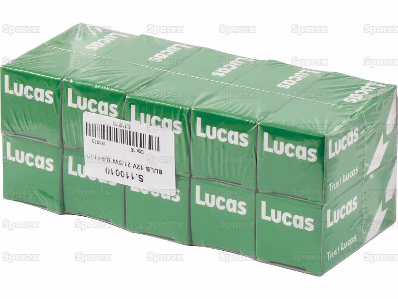 Ampoule (Filament) P21/5W, 12V, 5W, BAY15d (Boîte 1 pc.) - Vendu par 10 - ref LLB380