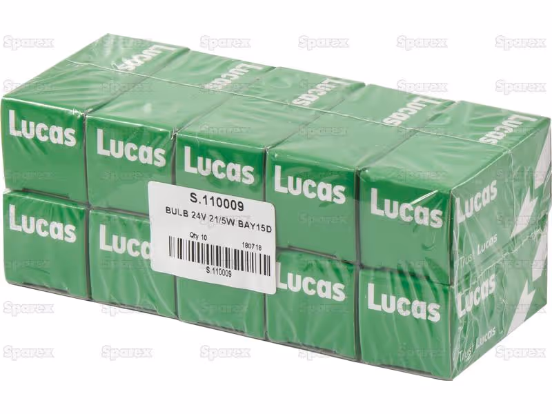 Ampoule (Filament) P21/5W, 24V, 5W, BAY15d (Boîte 1 pc.) - Vendu par 10 - ref LLB294