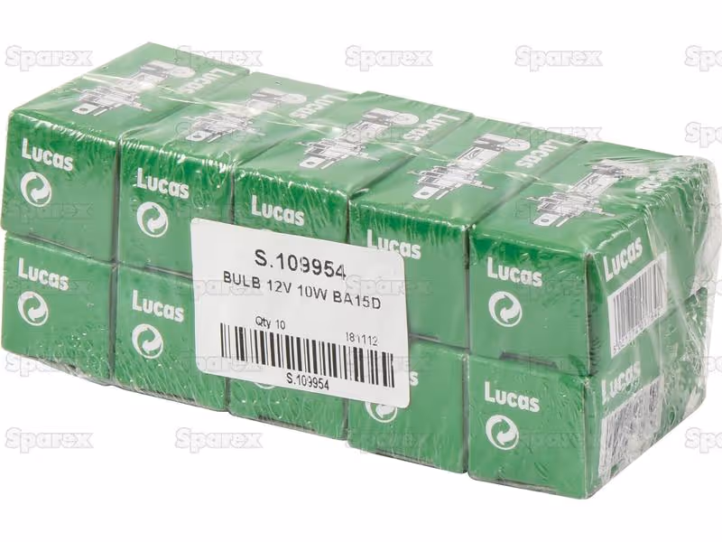 Ampoule (Filament) R10W, 12V, 10W, BA15d (Boîte 1 pc.) - Vendu par 10 - ref LLB210