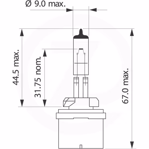 Ampoule H27W/1 PG13 Philips