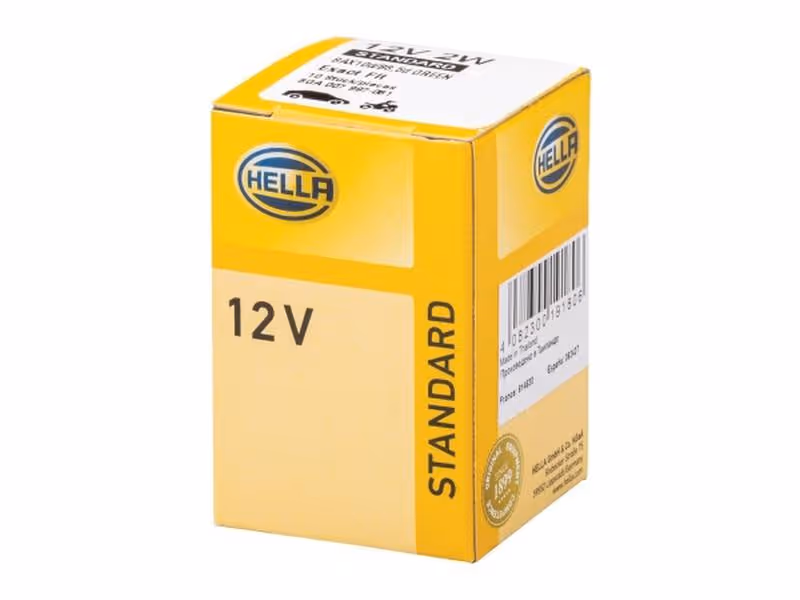 Ampoule (Halogène) 12V, 2W, B8.5d (Boîte 1 pc.) - Vendu par 10 - ref 8GA007997081