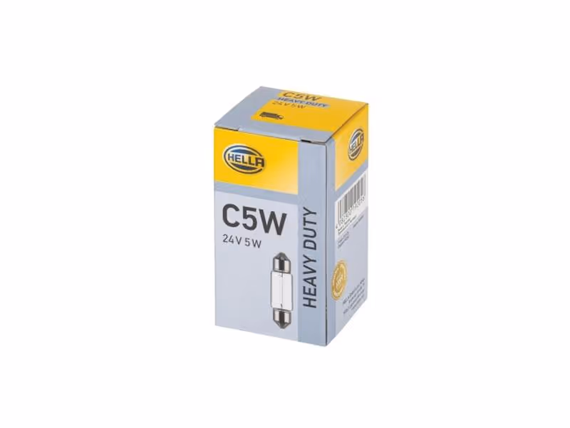 Ampoule (Halogène) C5W, 24V, 5W, SV8.5-8 (Boîte 10 pièces) - Vendu par 10 - ref 8GM002092241