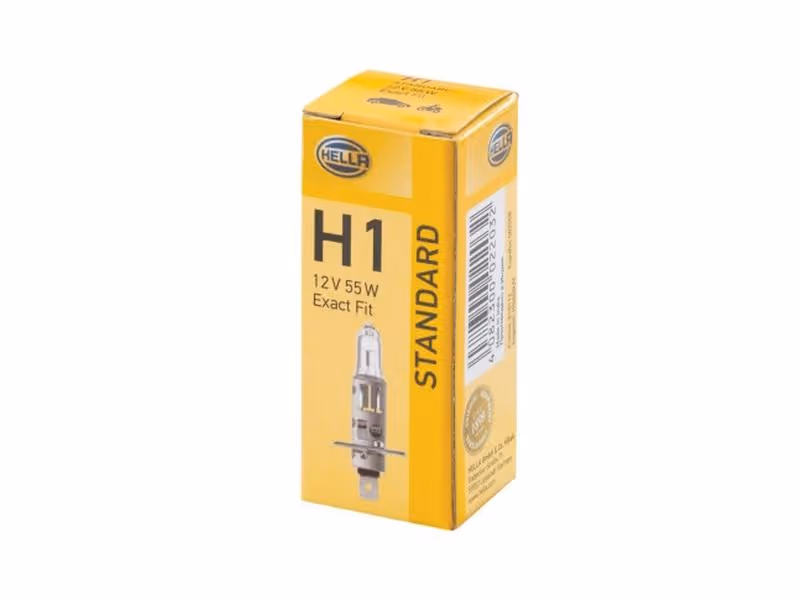 Ampoule (Halogène) H1, 12V, 55W, P14.5s (Boîte 1 pc.) - ref 8GH002089131