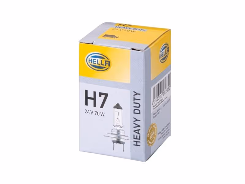 Ampoule (Halogène) H7, 24V, 70W, PX26d (Boîte 1 pc.) - ref 8GH007157241