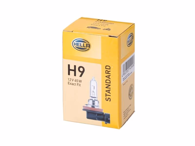 Ampoule (Halogène) H9, 12V, 65W, PG19-5 (Boîte 1 pc.) - ref 8GH008357-001
