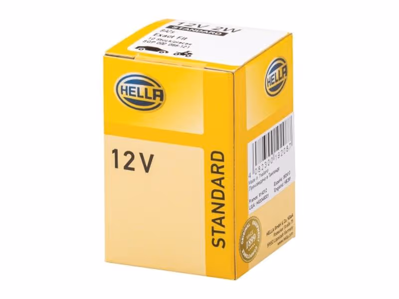 Ampoule (Halogène) J, 12V, 2W, BA7s (Boîte 1 pc.) - Vendu par 10 - ref 8GP002066-121