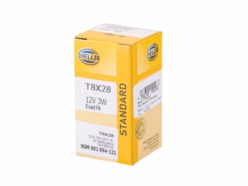 Ampoule (Halogène) M, 12V, 3W, SV7-8 (Boîte 10 pièces) - Vendu par 10 - ref 8GM002094121