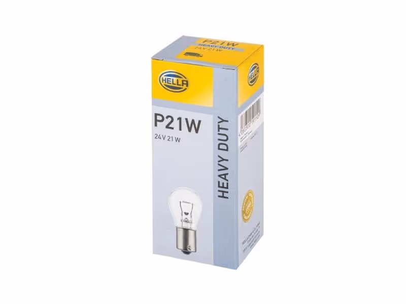 Ampoule (Halogène) P21W, 24V, 21W, BA15s (Boîte 1 pc.) - Vendu par 10 - ref 8GA002073241