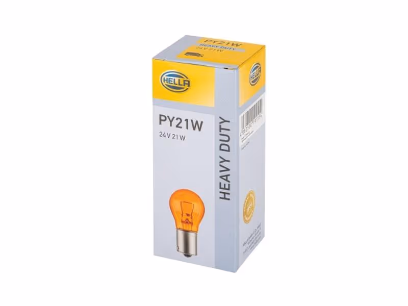 Ampoule (Halogène) PY21W, 24V, 21W, BAU15s (Boîte 10 pièces) - Vendu par 10 - ref HB290A