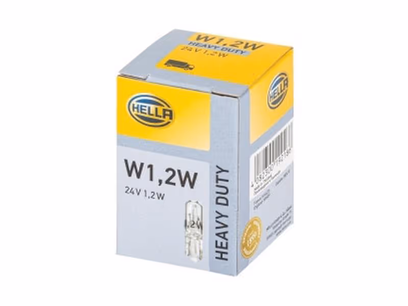 Ampoule (Halogène) W1.2W, 24V, 1.2W, W2x4.6d (Boîte 1 pc.) - Vendu par 10 - ref 8GP002095241