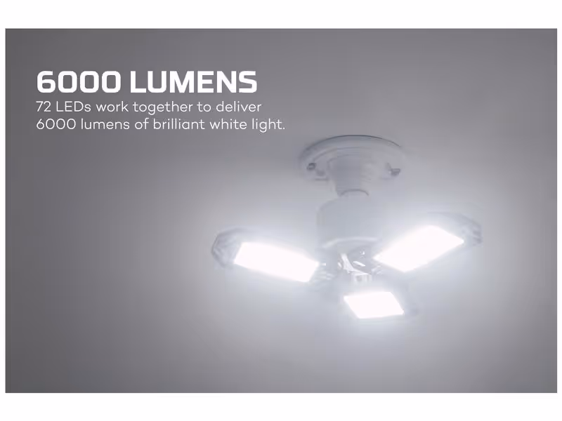 Ampoule haute luminosité 6000 Lumens