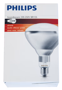 Ampoule chauffante - infrarouge Philips - 250 W - Ukal