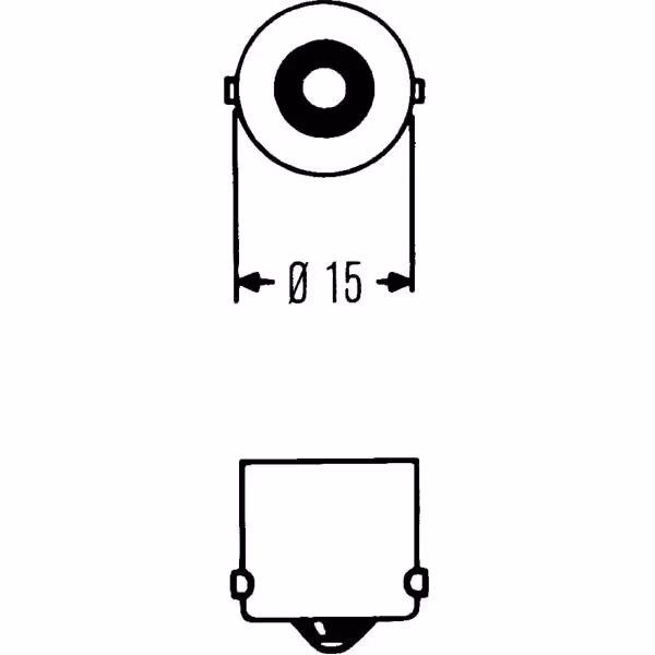 Ampoule R10W BA15S (x2)