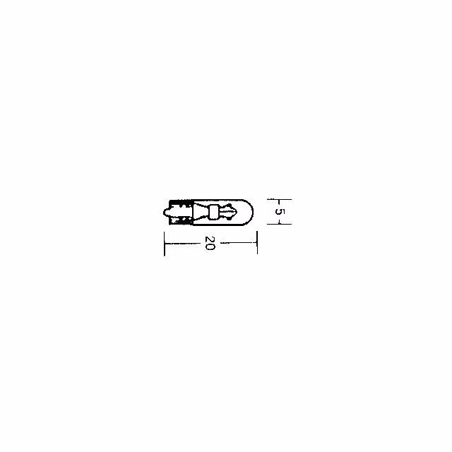 Ampoules sans culot 12v 1,2w boite de 10