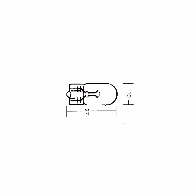 Ampoules sans culot 12v 5w lot de 10