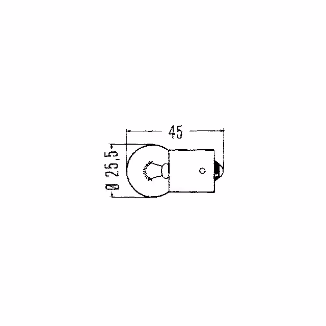 Ampoules stop 12v 21w  boite de 10