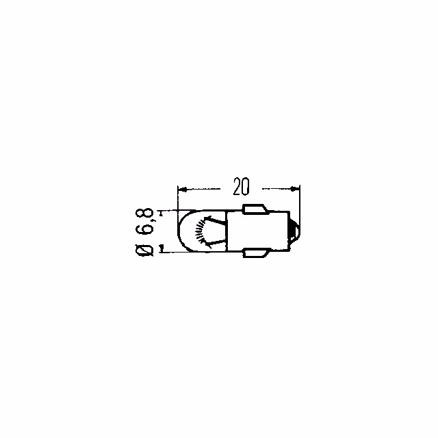 Ampoules temoin 12v 2w ba7s boite de 10