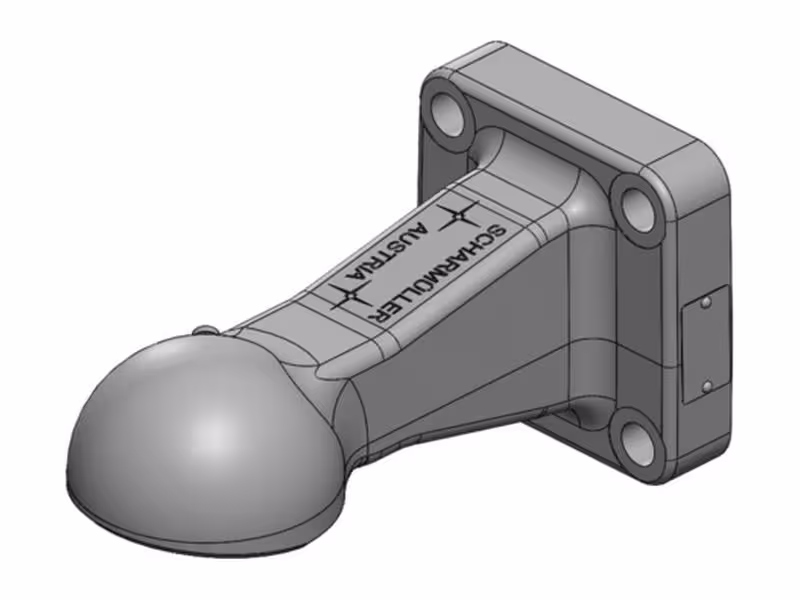 Anneau K80 4 x M20 120 x 120mm - adaptable sur presses à balles rondes Claas