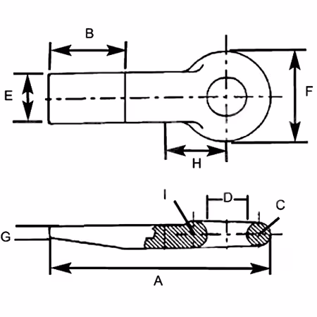 ANNEAU PLAT A SOUDER RENFORCE TYPE FR 14T