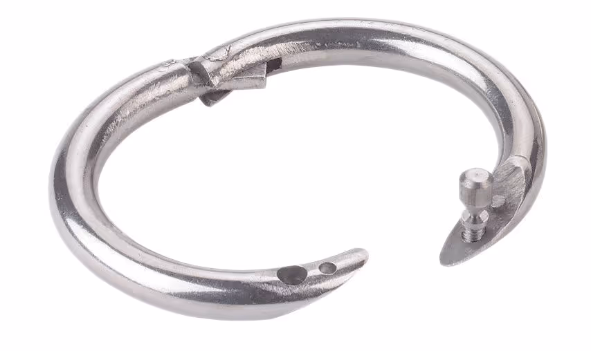 Anneau taureau acier ø52-54mm qualité