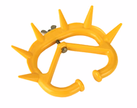 Anti-têteur Muller pour bovins modèle moyen jaune