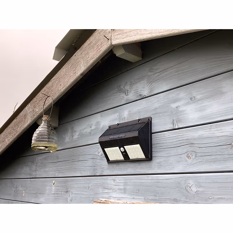Applique murale solaire 40 led 360 lumens