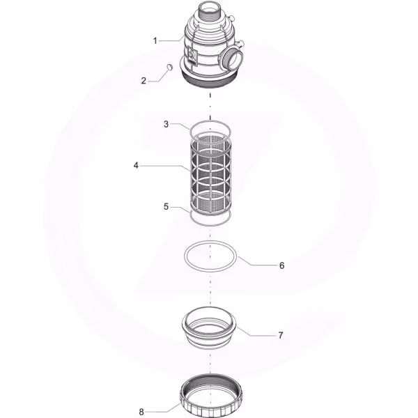 Filtre pulvérisateur Arag pour aspiration 3162073 Origine