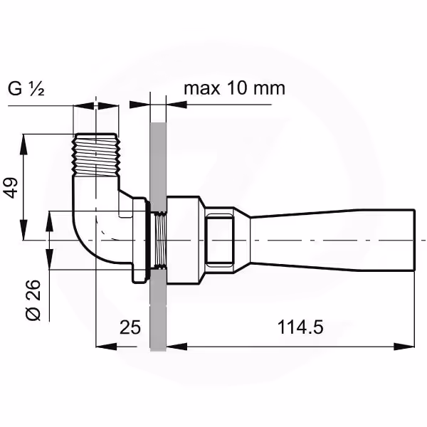 Arag - Réservoir Agitateur + 90° Acc.