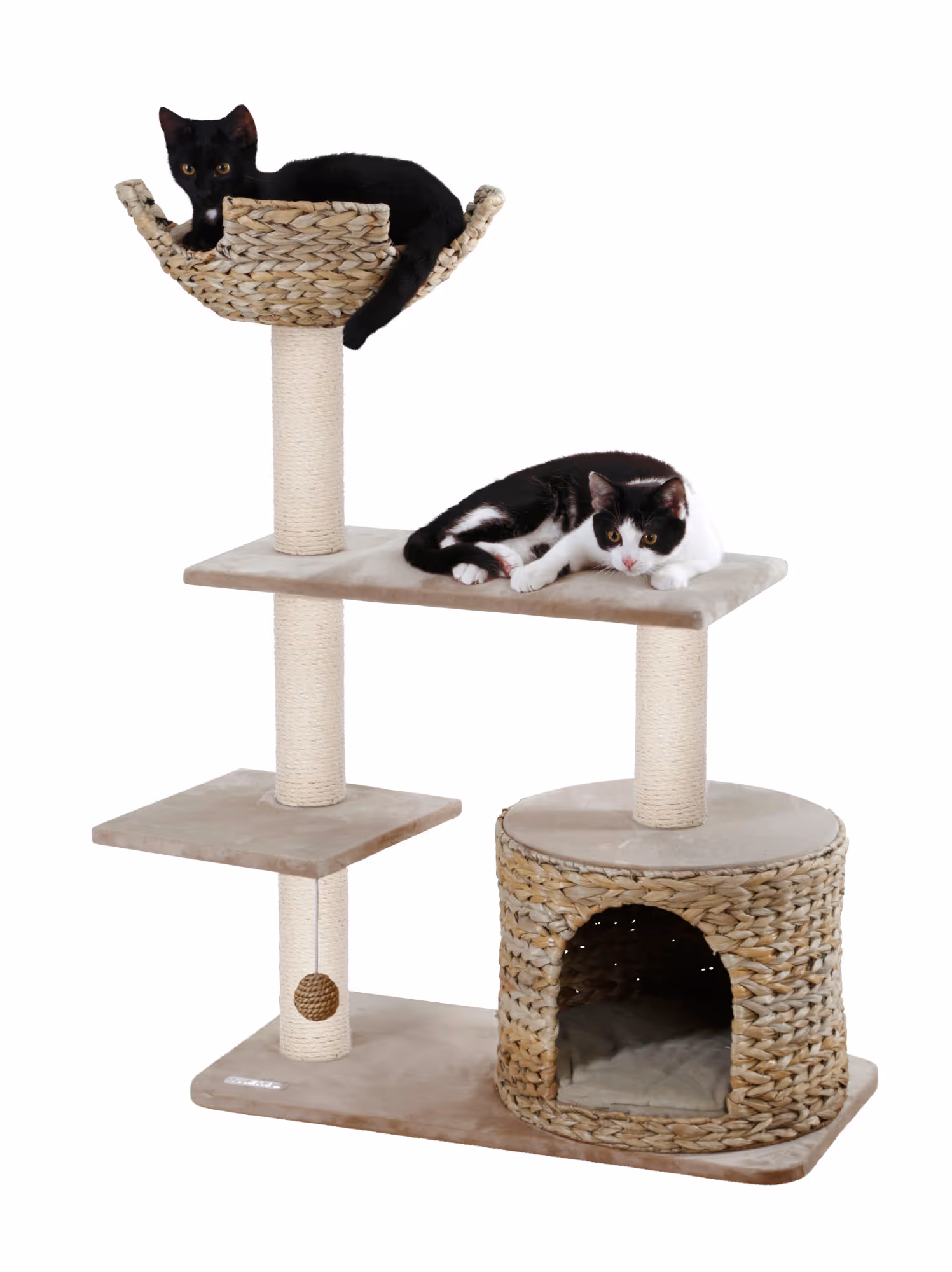 Arbre à chat Banana Leaf Jade beige, 100cm