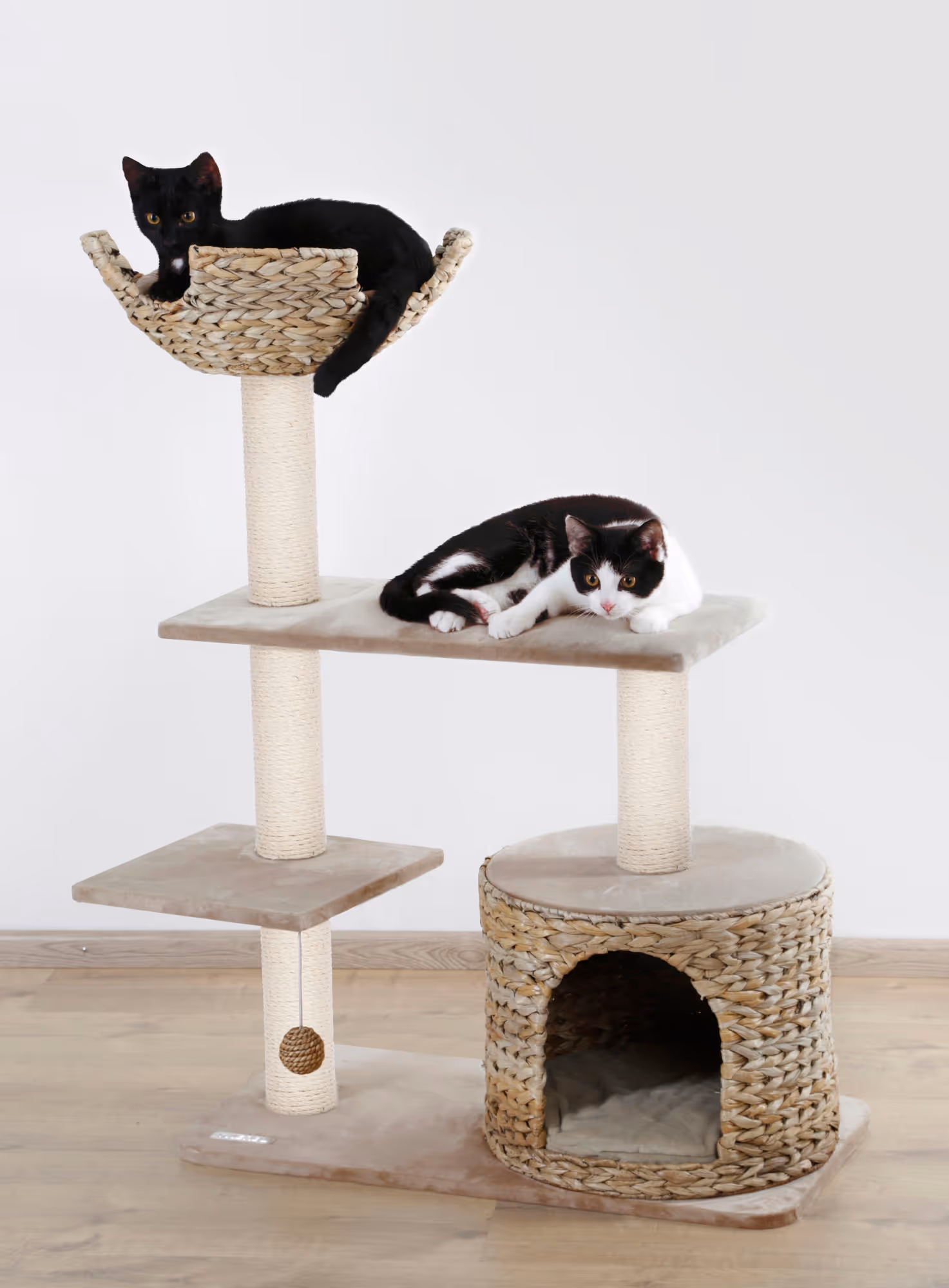 Arbre à chat Banana Leaf Jade beige, 100cm