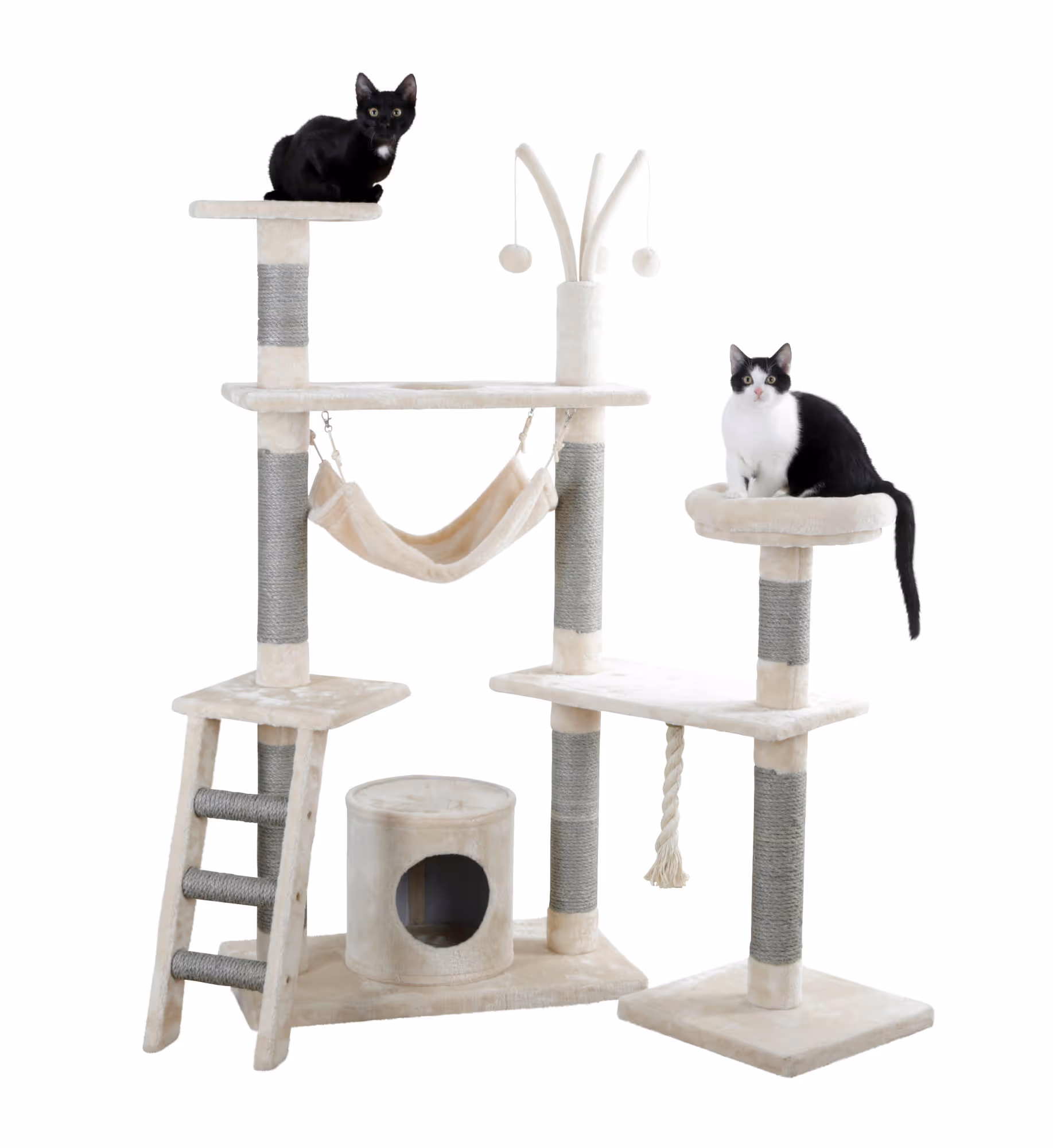 Arbre à chat Creativ Adventure beige/gris clair, 150cm