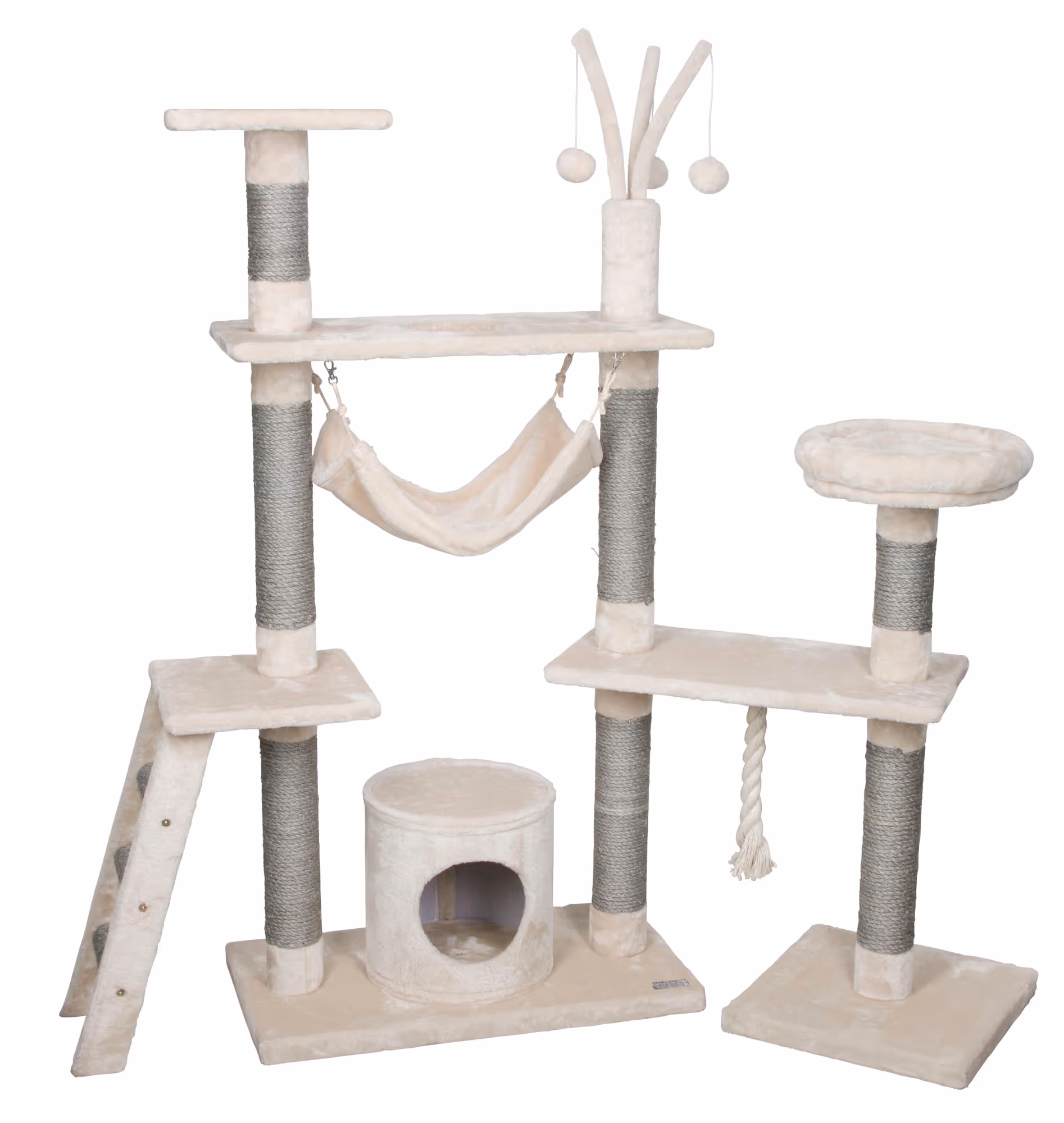 Arbre à chat Creativ Adventure beige/gris clair, 150cm