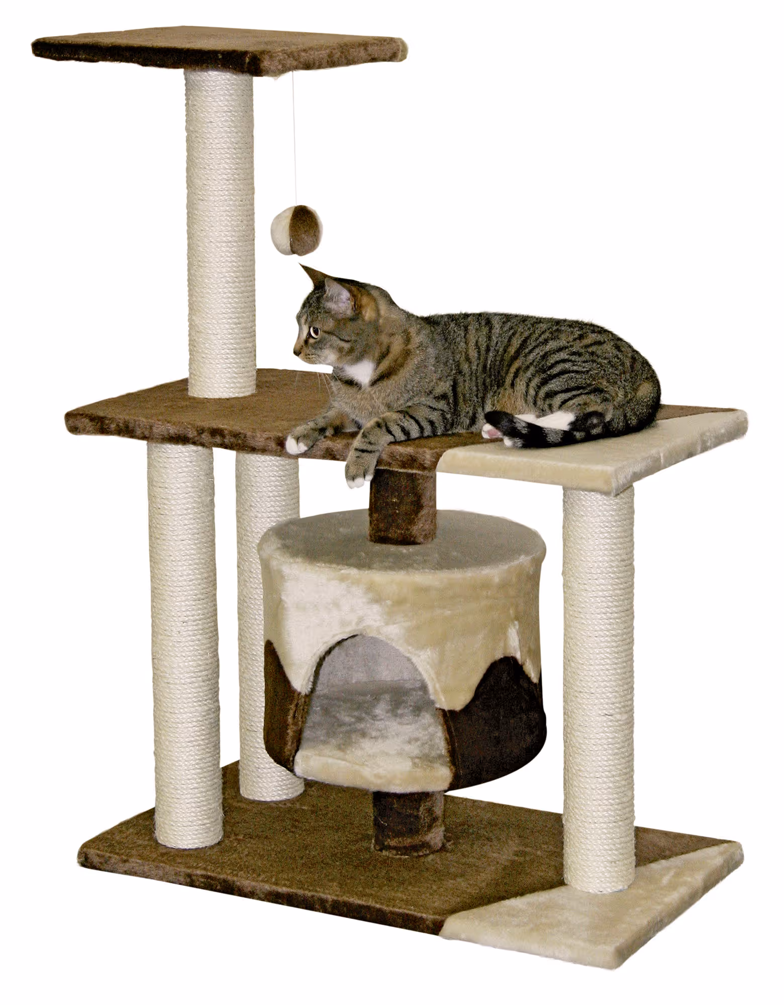Arbre à chat Jade Pro 96 cm, beige/marron