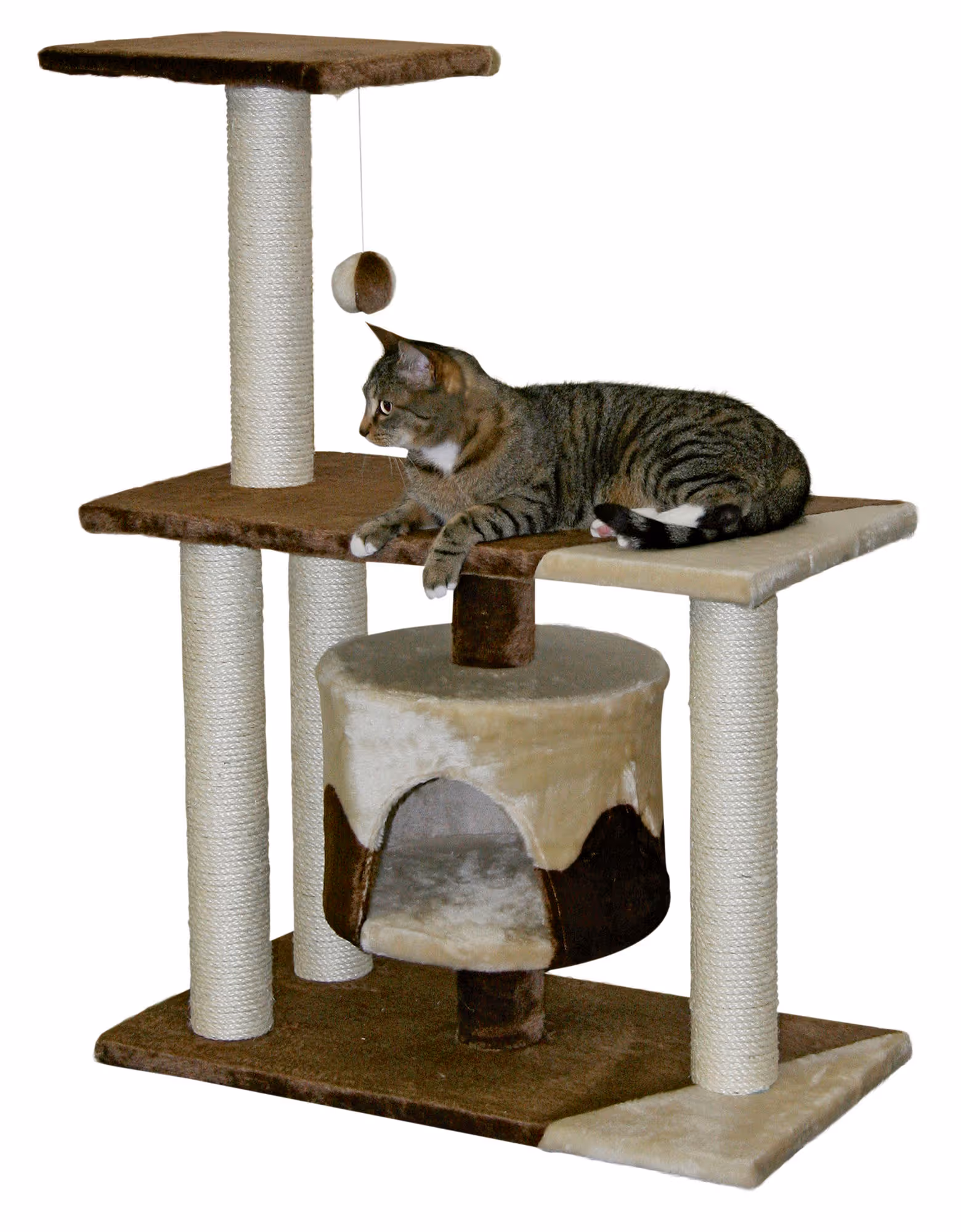 Arbre à chat Jade Pro 96 cm, beige/marron