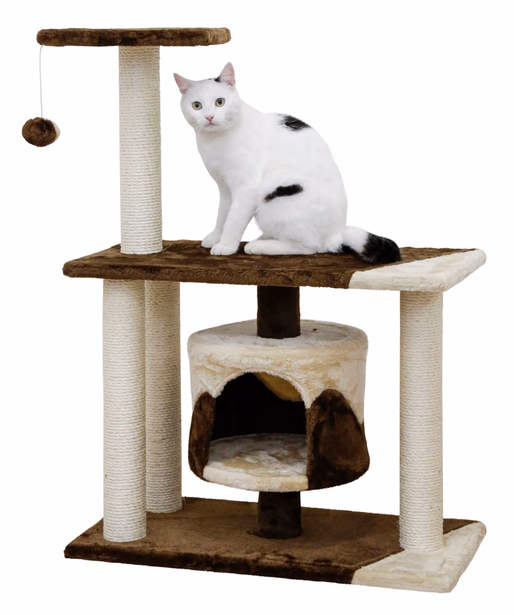 Arbre à chat Jade Pro 96 cm, beige/marron
