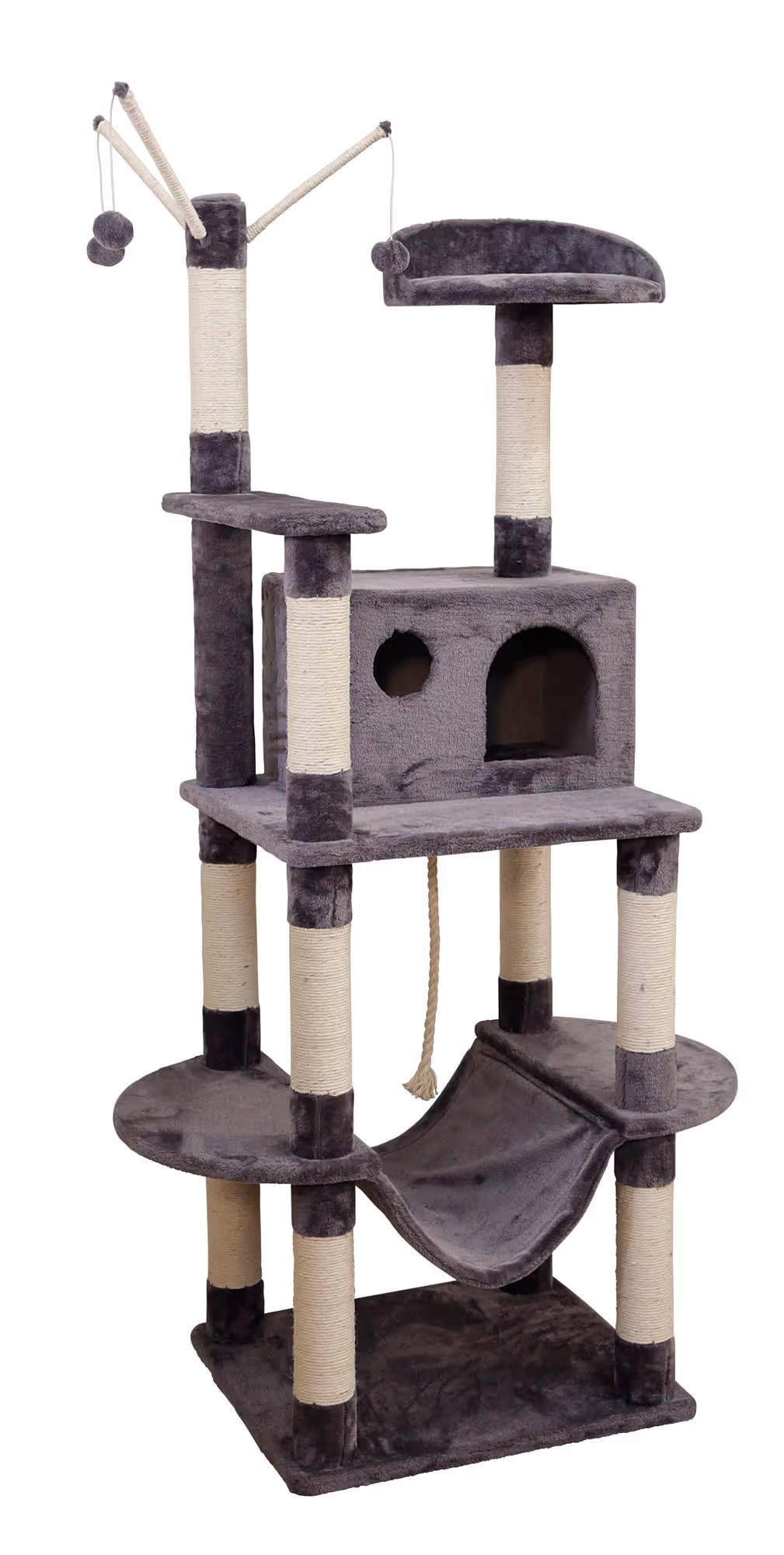 Arbre à chat Matteo gris, 180cm