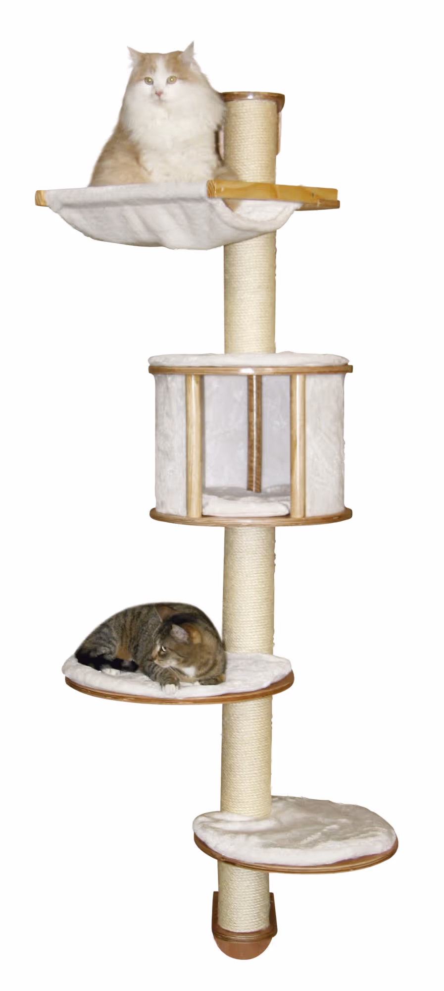 Arbre à chat mural Dolomit blanc, 168cm