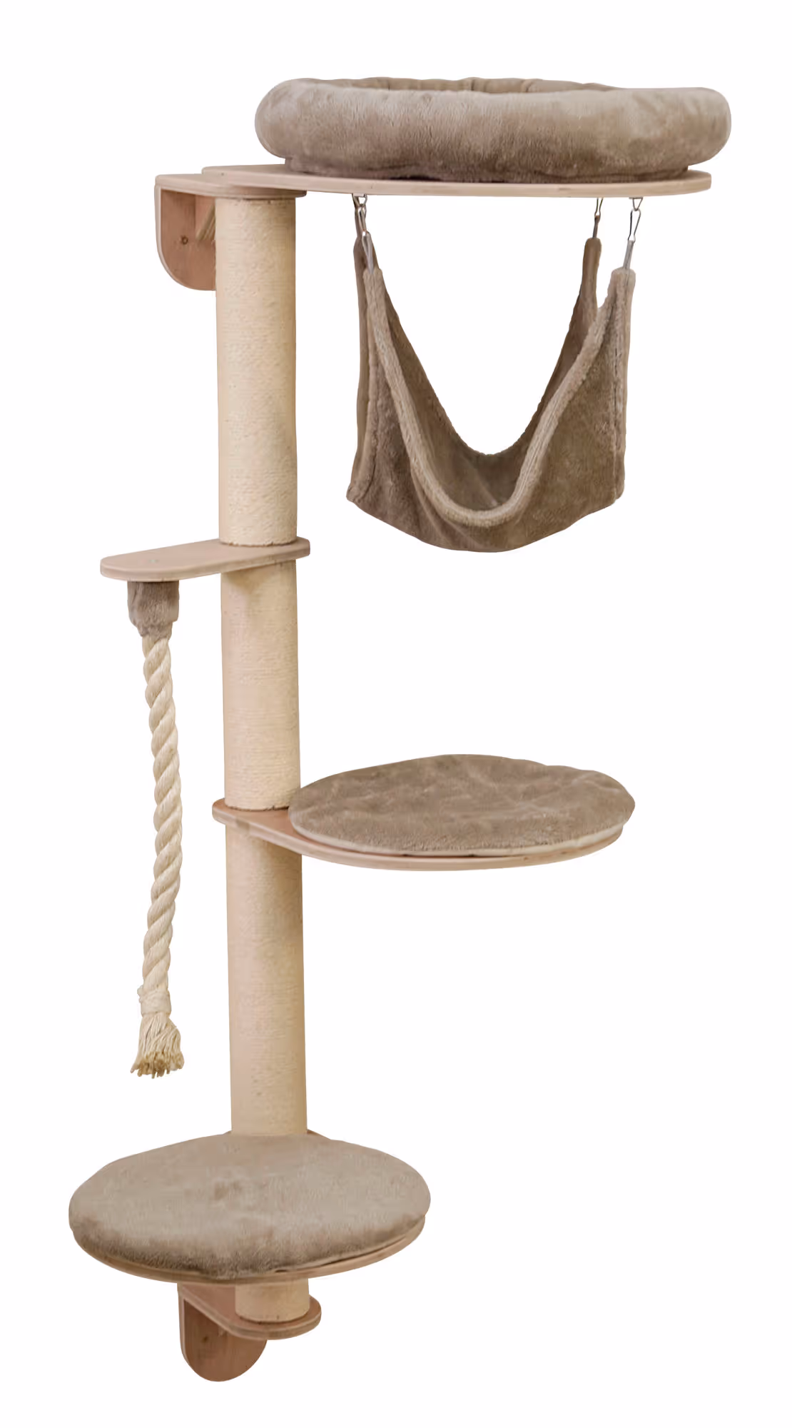 Arbre à chat mural Dolomit Grappa, taupe, 158cm