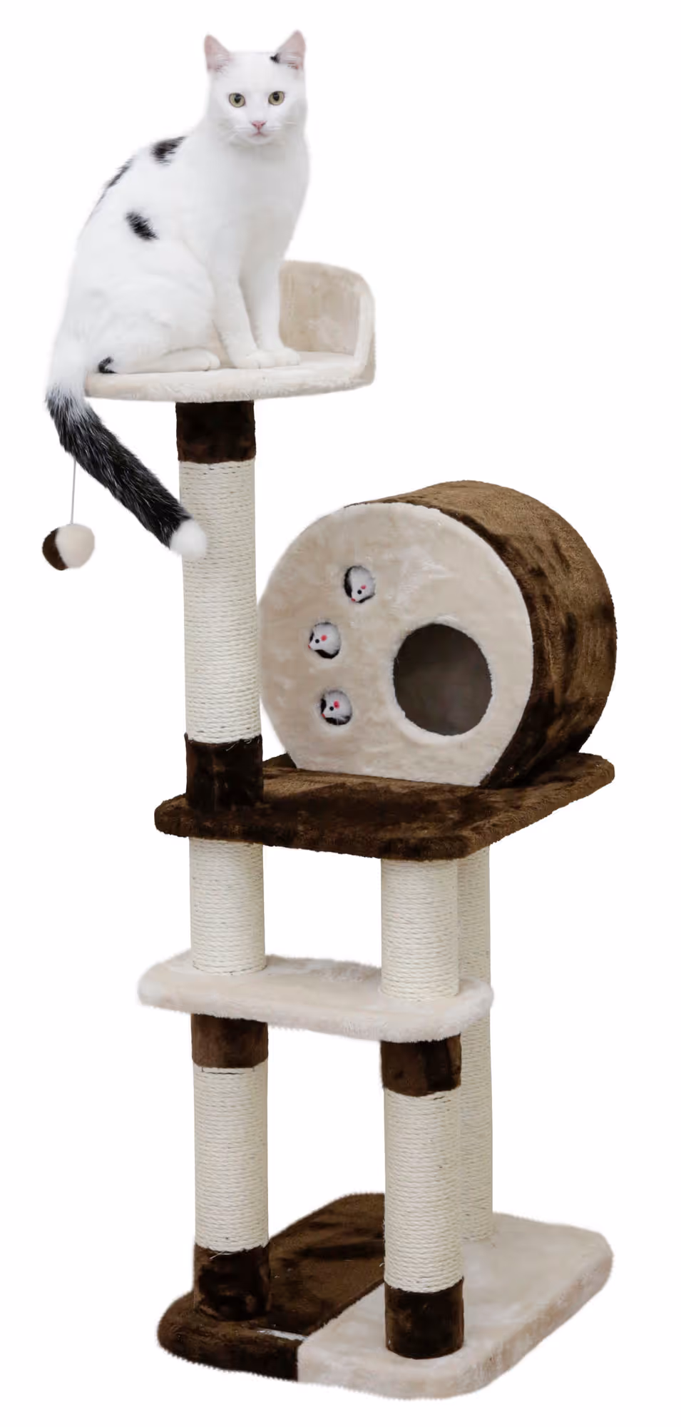 Arbre à chat Planet X marron/beige, 127cm