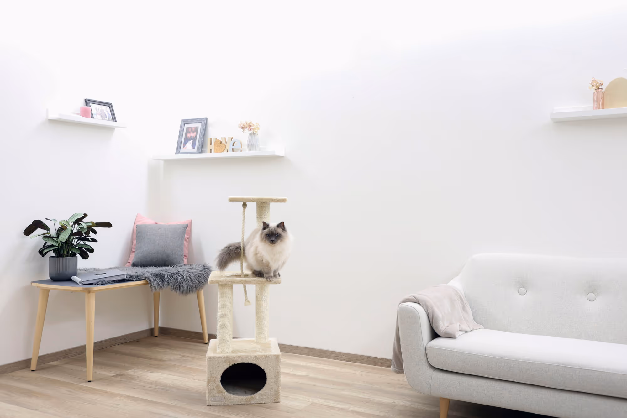 Arbre à chat Platin Pro beige, 106cm