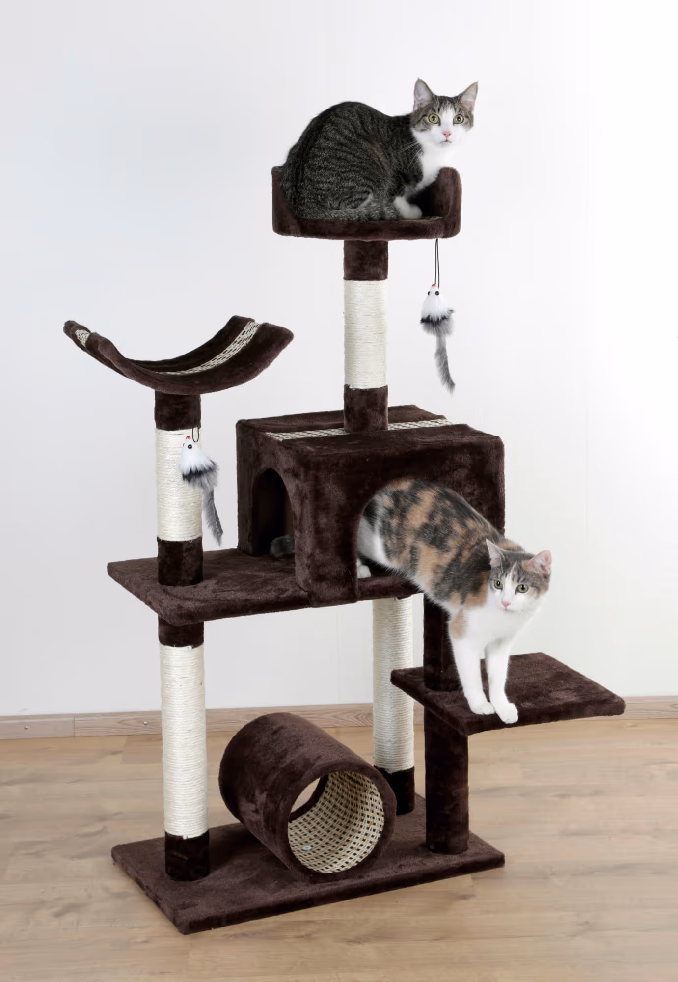 Arbre à chat Safari Big brun foncé, 122cm