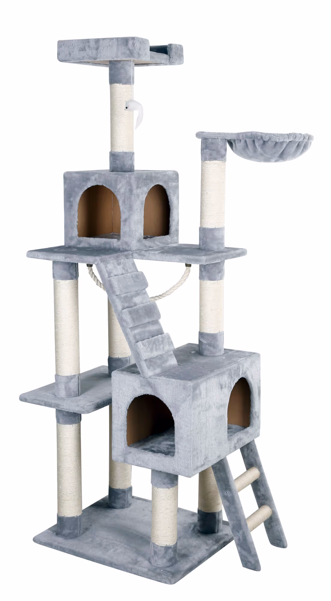 Arbre à chat Square gris clair, 178cm