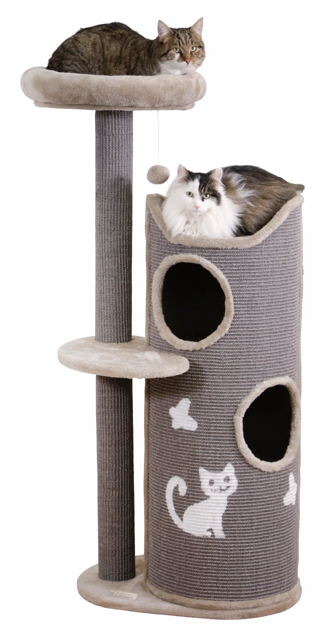 Arbre à chat Tiana gris, 130cm