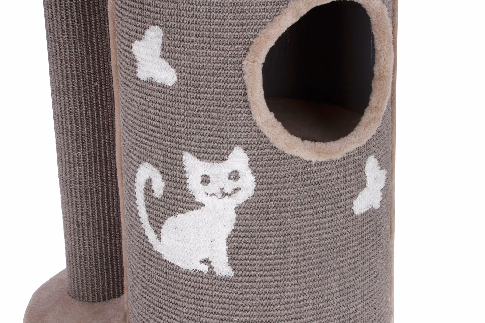 Arbre à chat Tiana gris, 130cm