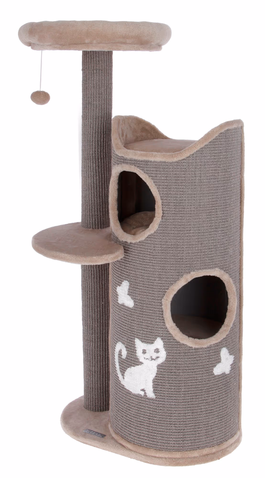 Arbre à chat Tiana gris, 130cm