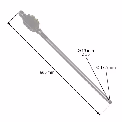 Arbre de colonne direction 81803231 | Ford