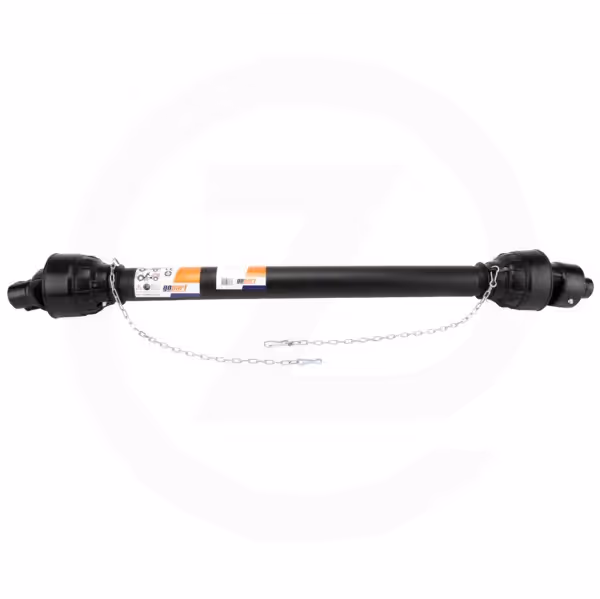 Cardan de transmission standard cr.30,2x79,6 CT 1'' 3/8, 6 cannelures CM 1'' 3/8, 6 cannelures tube Triangle L 1010mm avec Roue libre horaire Universel