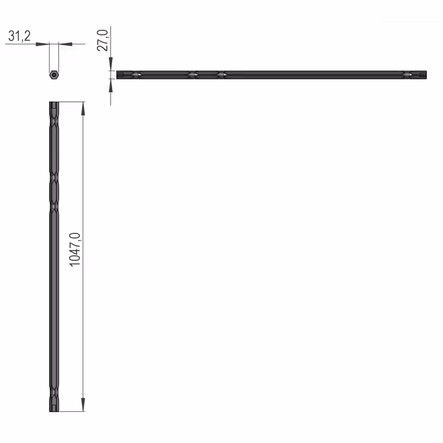 ARBRE HEXAGONAL SIP 429031710