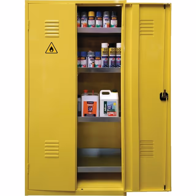 Armoire phytosanitaire metal epoxy jaune